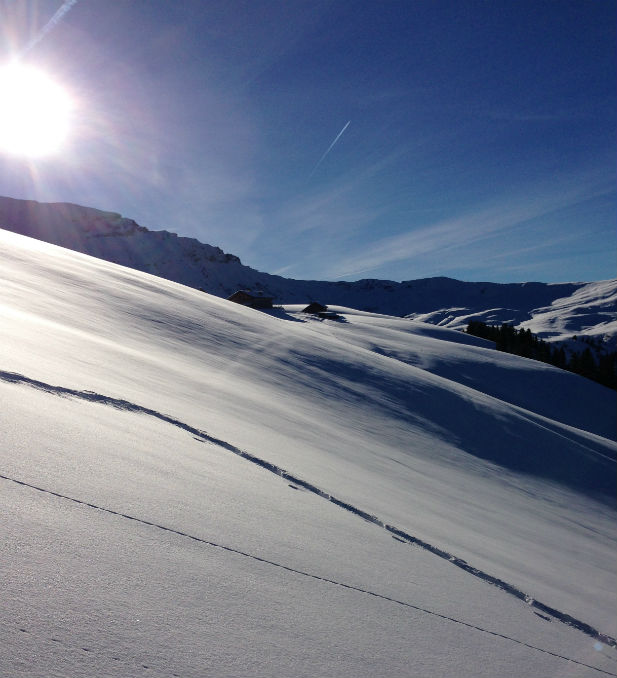 Snow in Megeve - An Alpine View