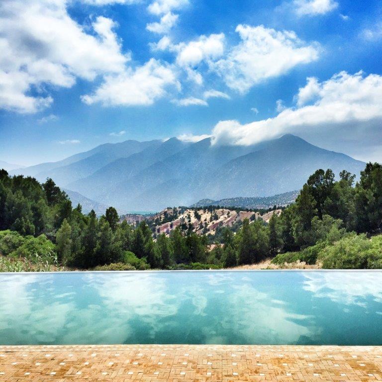 Pool at L'Amandier Hotel, Morocco