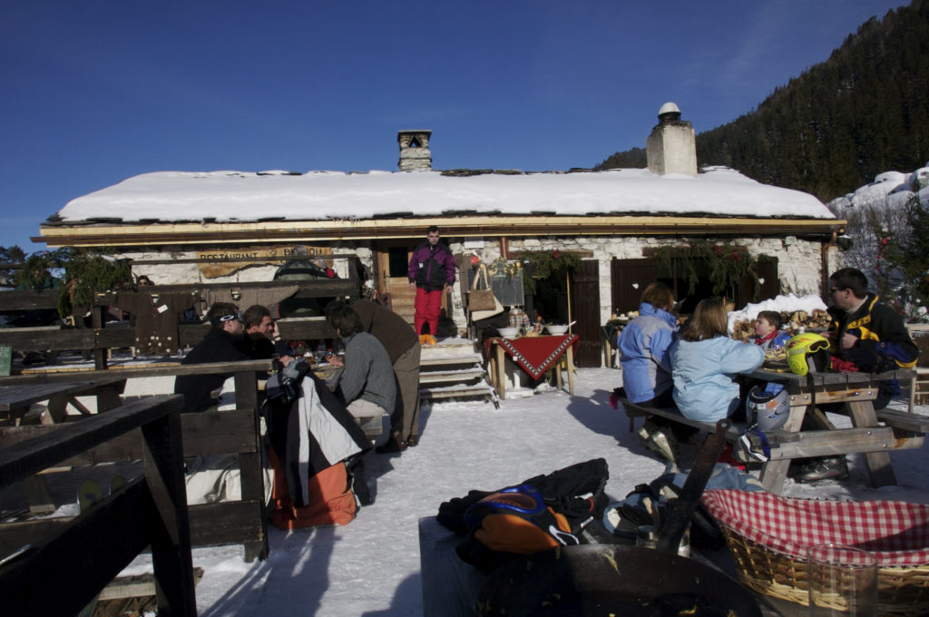 Belliou la Fumee restaurant in Les Arcs