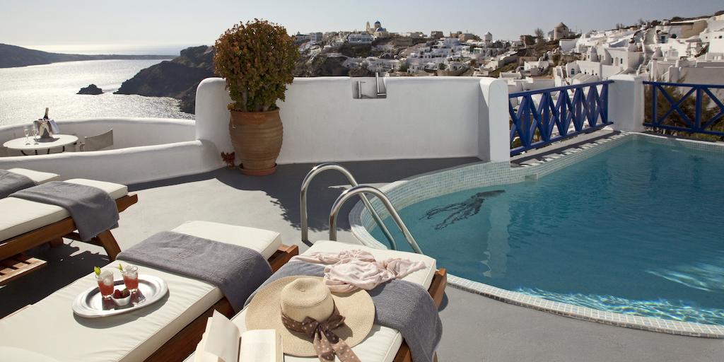 a world of luxury travel santorini