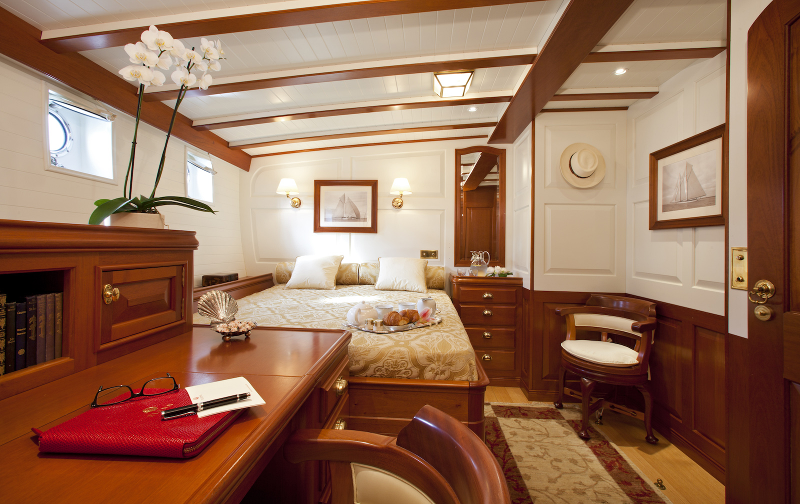 classic sailboat interior