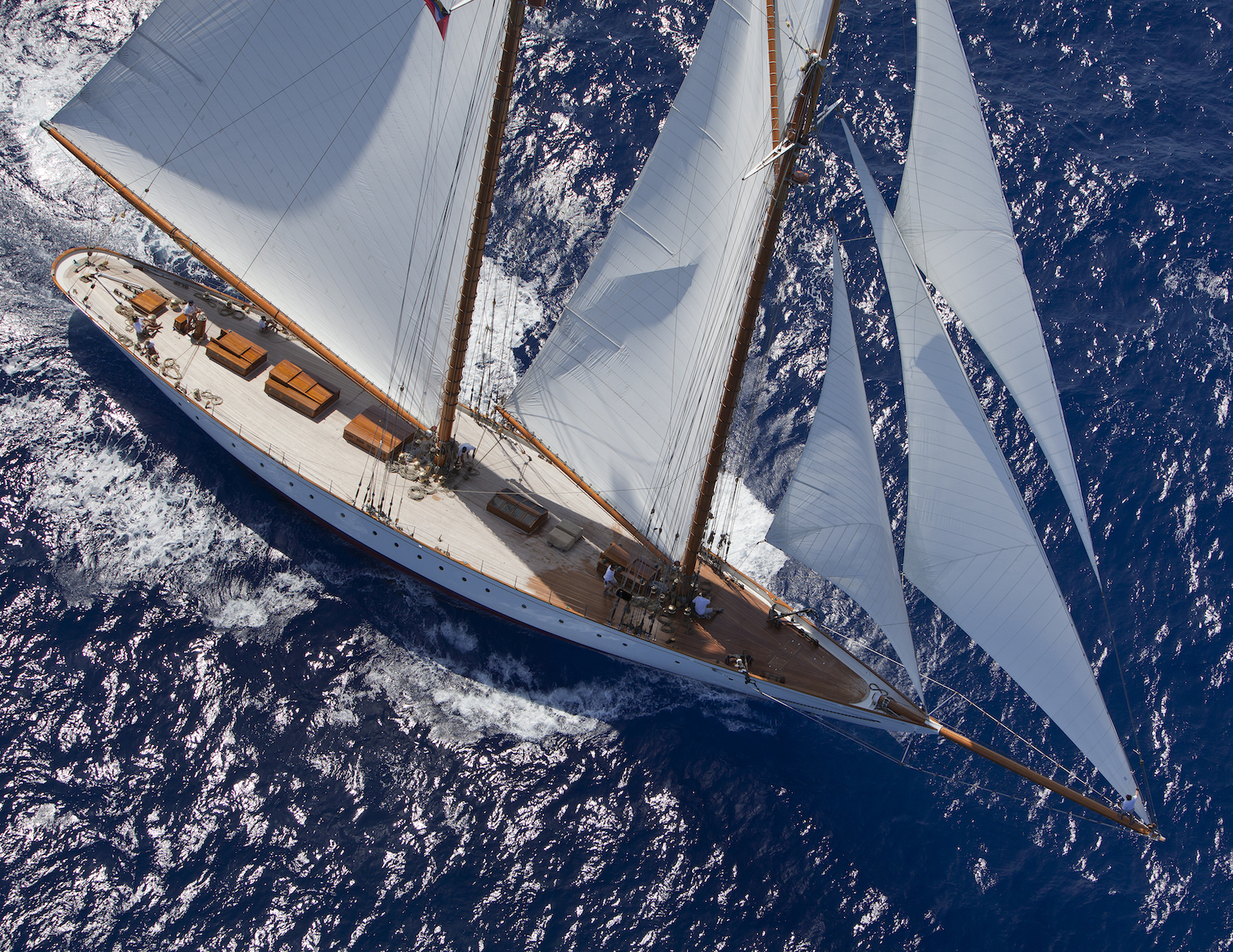 sailing a classic yacht