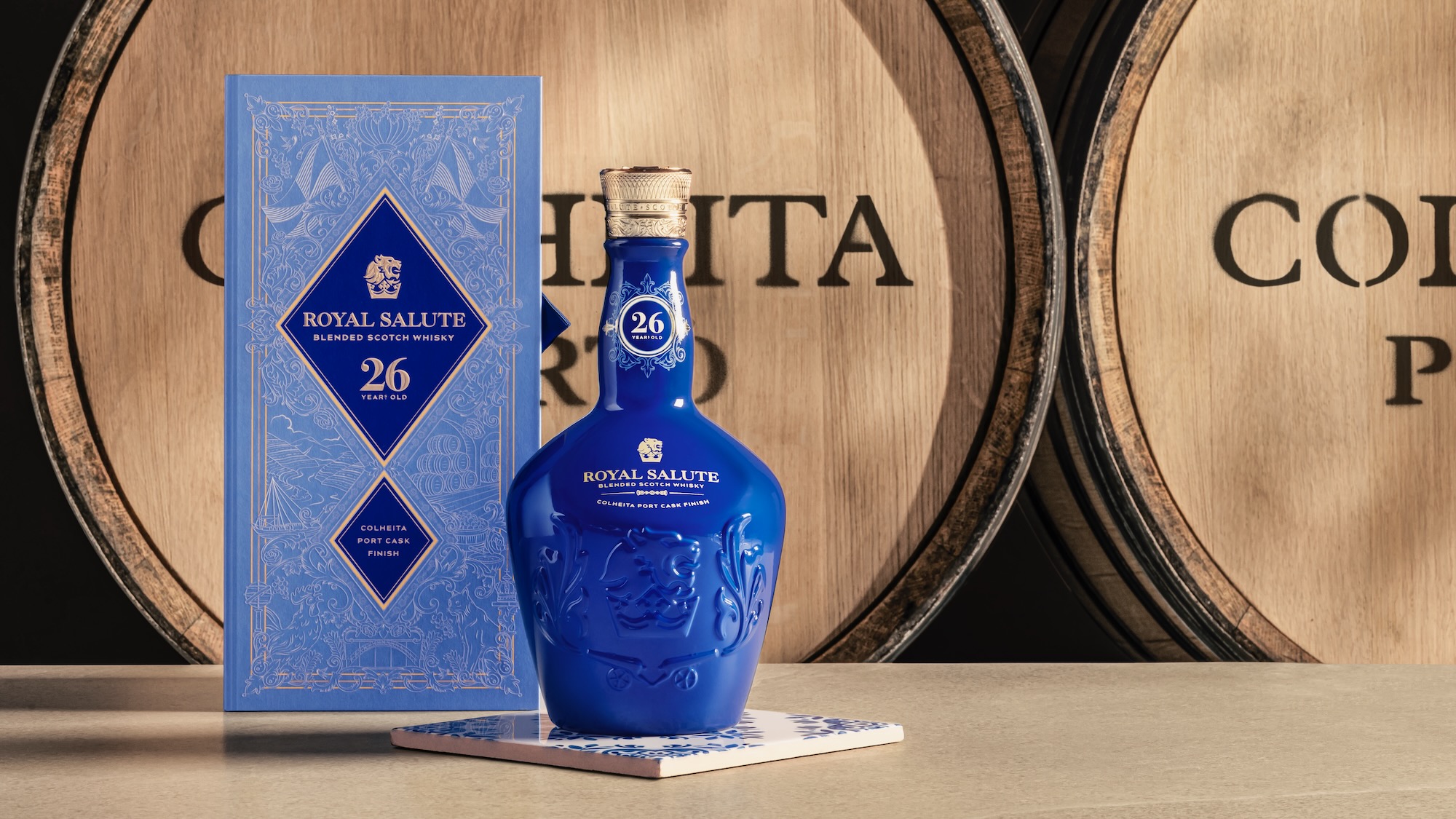 Royal Salute Concludes its Kingdom Assortment with a 26-Yr-Previous Colheita Port Cask End Royal Salute Concludes its Kingdom Assortment with a 26-Yr-Previous Colheita Port Cask End